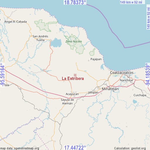 La Estribera on map