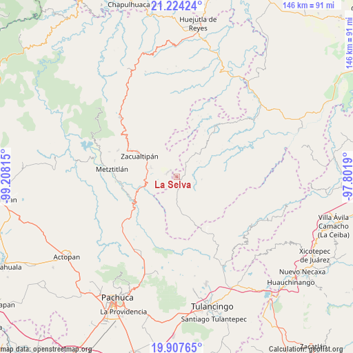 La Selva on map