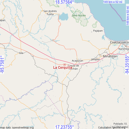 La Cerquilla on map