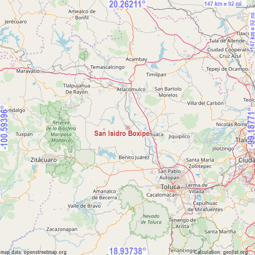 San Isidro Boxipe on map