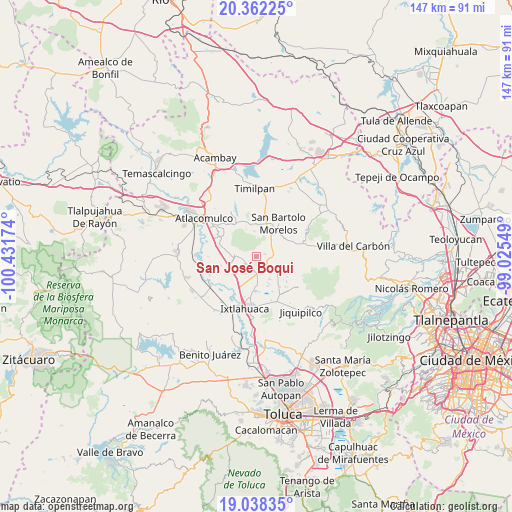 San José Boqui on map