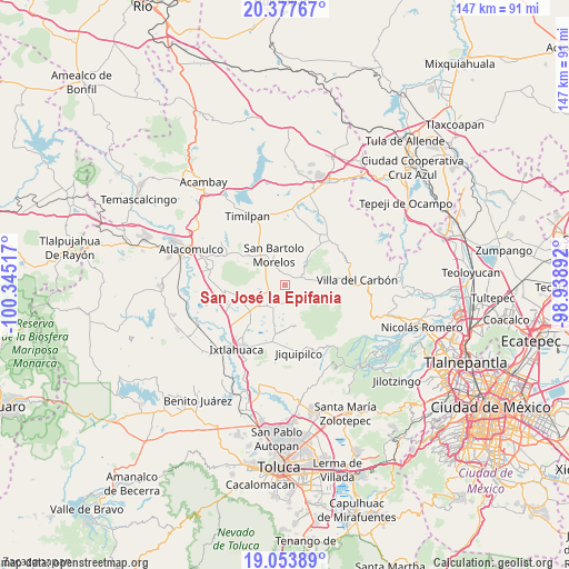 San José la Epifania on map