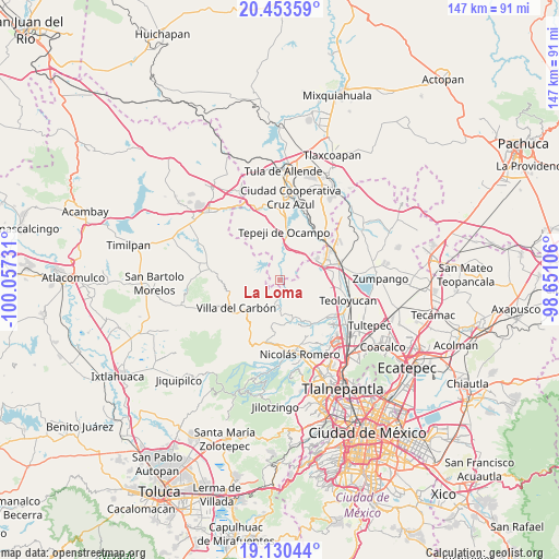 La Loma on map