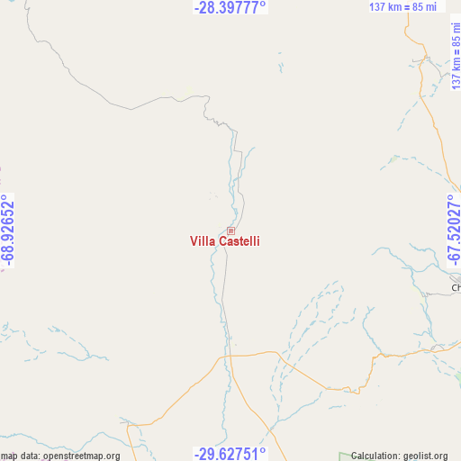 Villa Castelli on map