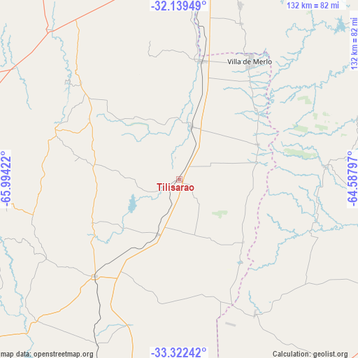 Tilisarao on map