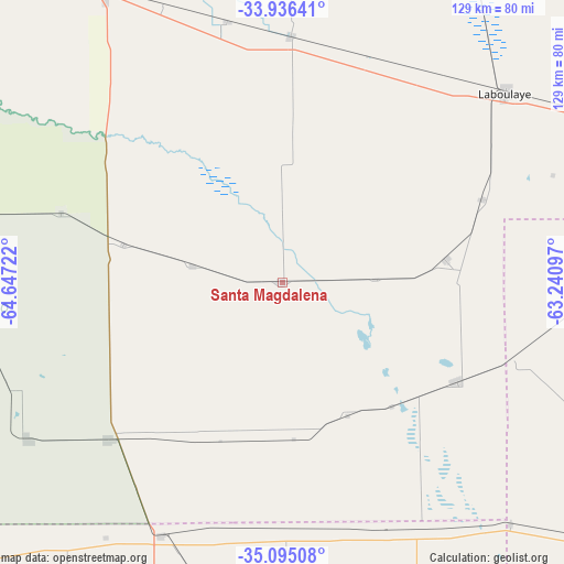Santa Magdalena on map