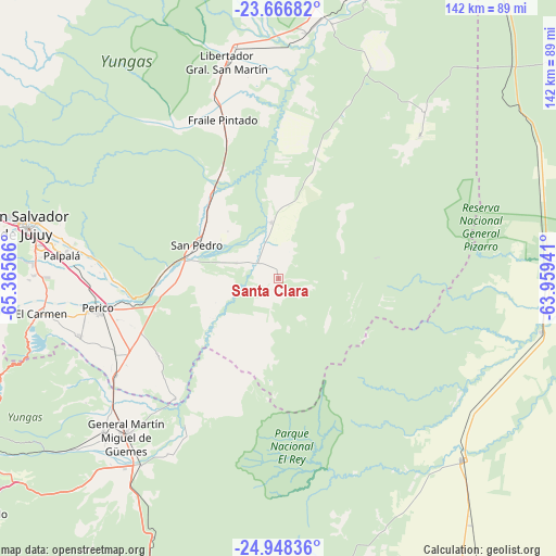 Santa Clara on map