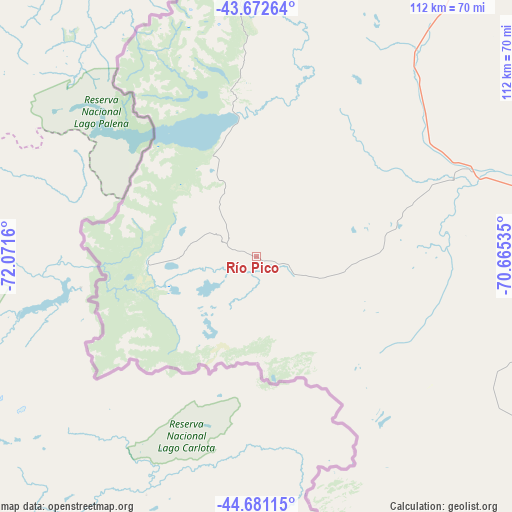 Río Pico on map
