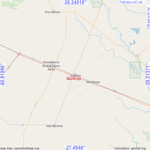 Quitilipi on map