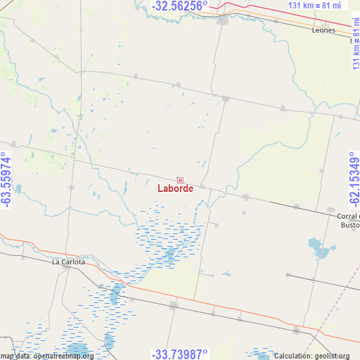 Laborde on map