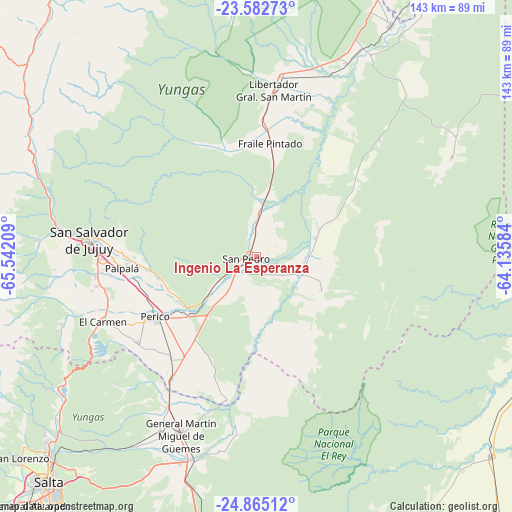 Ingenio La Esperanza on map