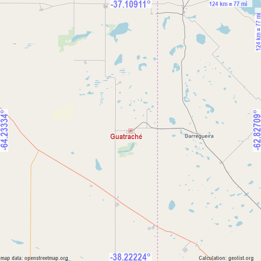 Guatraché on map