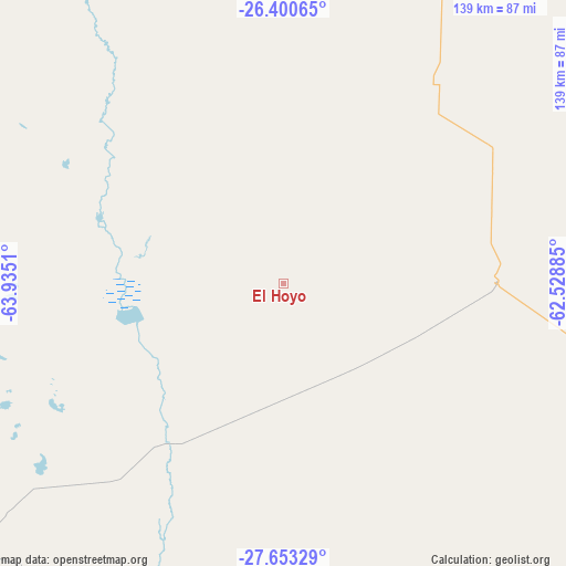 El Hoyo on map