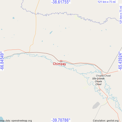 Chimpay on map
