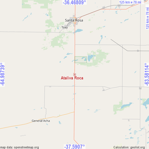 Ataliva Roca on map