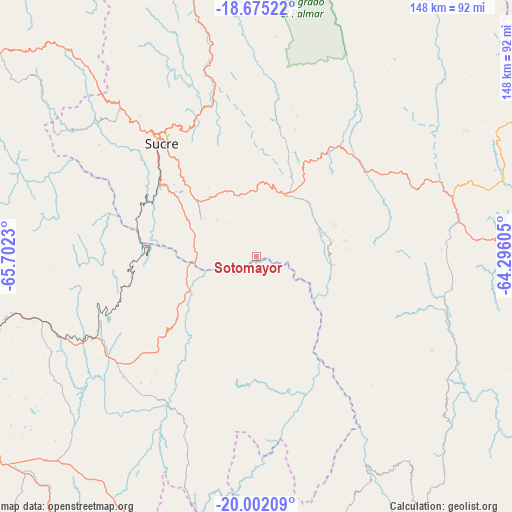 Sotomayor on map