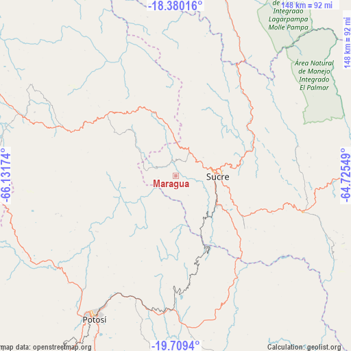 Maragua on map