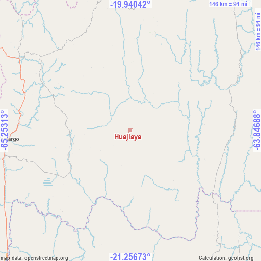 Huajlaya on map