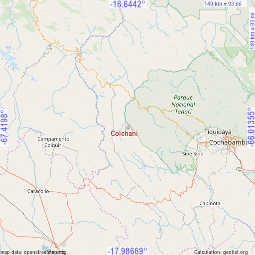 Colchani on map