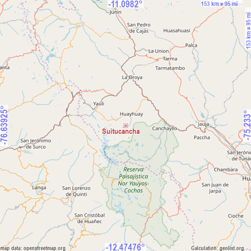 Suitucancha on map