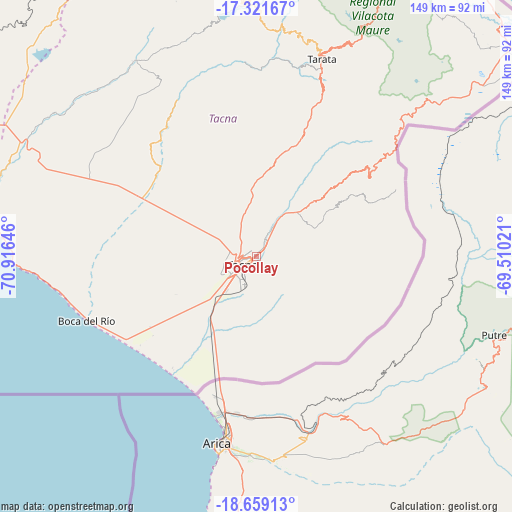 Pocollay on map