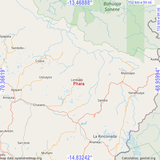 Phara on map