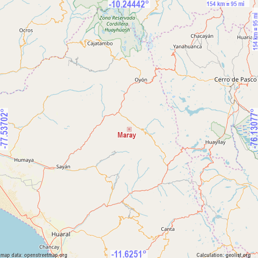 Maray on map