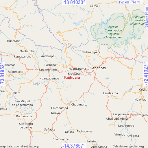 Kishuara on map