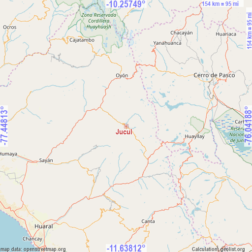 Jucul on map