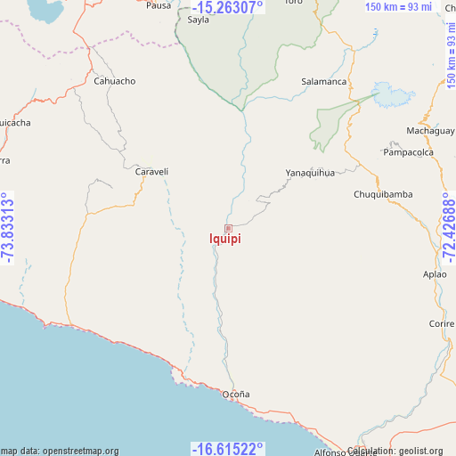 Iquipi on map