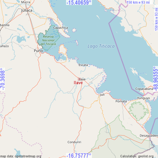 Ilave on map