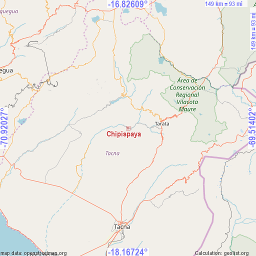 Chipispaya on map