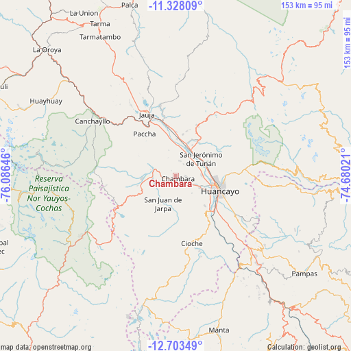 Chambara on map