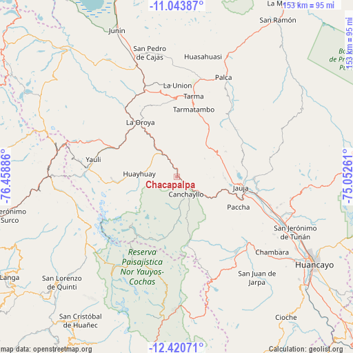 Chacapalpa on map
