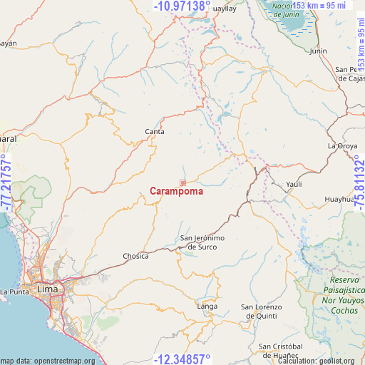 Carampoma on map