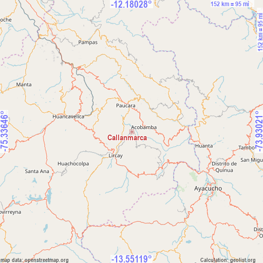 Callanmarca on map