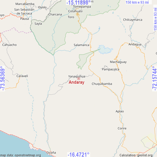 Andaray on map