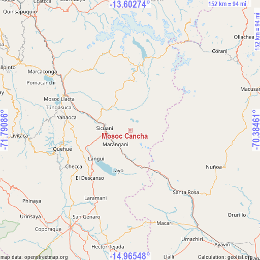 Mosoc Cancha on map