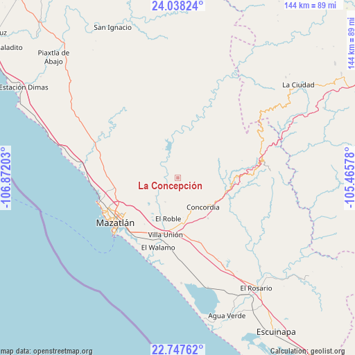 La Concepción on map