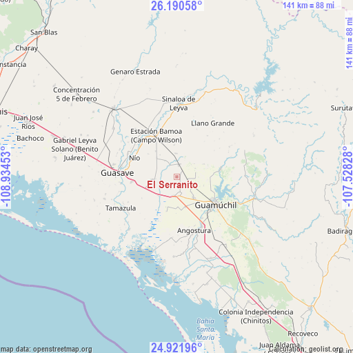 El Serranito on map