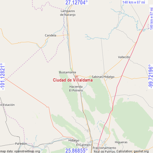 Ciudad de Villaldama on map