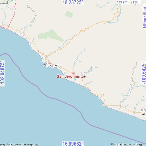 San Jeronimito on map