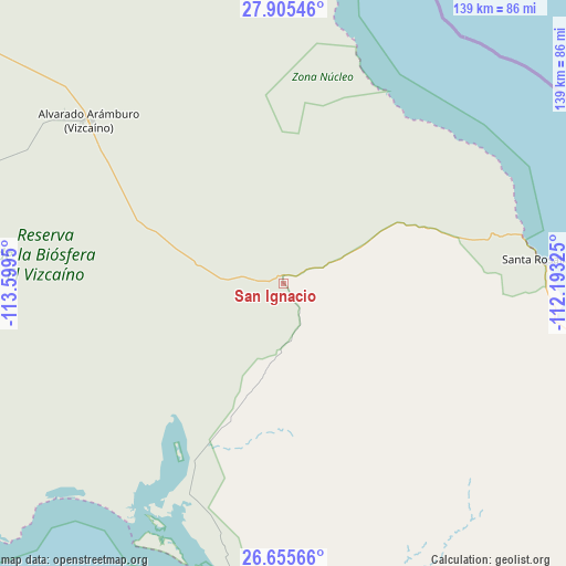 San Ignacio on map