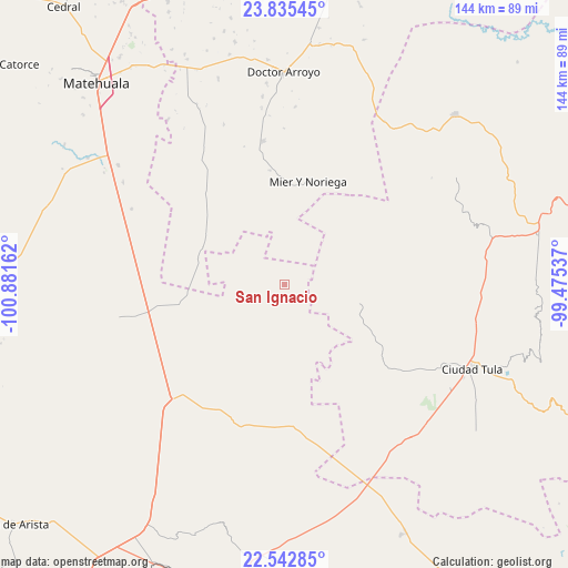 San Ignacio on map