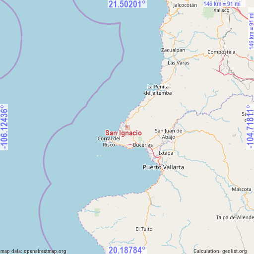 San Ignacio on map