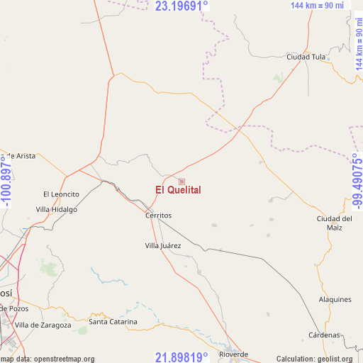 El Quelital on map