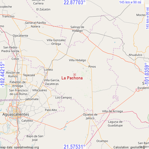 La Pachona on map