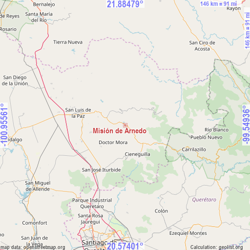 Misión de Arnedo on map