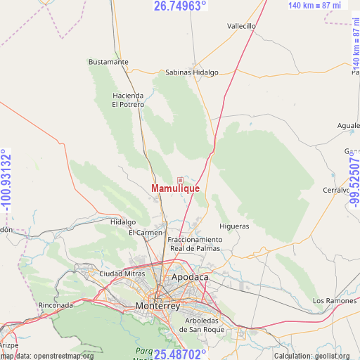 Mamulique on map