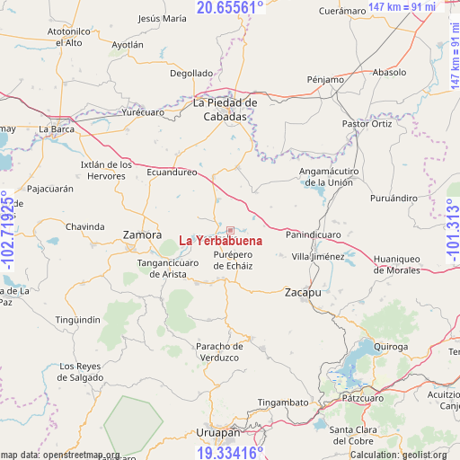 La Yerbabuena on map